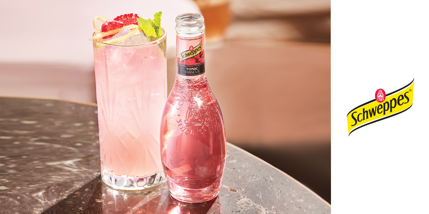 Le Pink Army, un apéro doux et rafraichissant de Schweppes